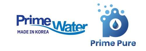 Prime water white logo